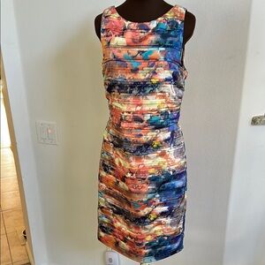 Multicolor Sleeveless Dress